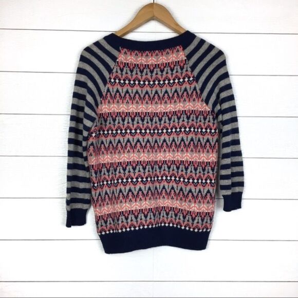 Madewell Wallace Mixed Printed Sweater - Picture 8 of 9